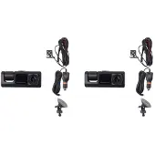Torribaly 2X 3-Kanal-Auto-DVR-Kamera, 1080P-Dash-Kamera, 3-Wege-Autokamera mit IR-Nachtsicht, Loop-Aufnahme, ParküBerwachung