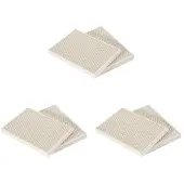 Torribaly 6 Stück Waben-Keramik-Lötplatten, Löt-Wabenplatte, Schmuck-Lötblock, Herstellungswerkzeuge, Lötteile