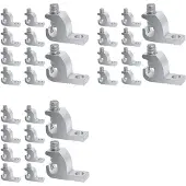 ISTOVO Pool-Anschlusslasche, Einlegestecker, Einlegelaschen mit Leitfähigem Aluminium für Schwimmbäder, 4-14-Draht-Bereich (30 Packungen)