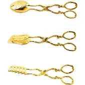 Semoic Retro-Obstsalat-Kuchen-Clip, Essens-Clip, Snack-Kuchen-Clip, Salat-Gebäck-Clip, Back- und Grillwerkzeuge, Gold