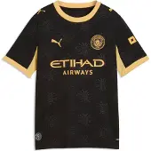 Puma Mcfc Away Jersey Replica Jr black-flaxen (03) 164