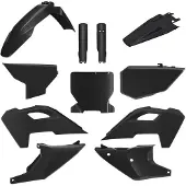 Polisport Komplett Plastik Kit TC/FC 23-24 SCHWARZ
