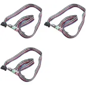 Torribaly 3X PC-Computer USB-Anschluss Audio-Headset-Mikrofon-Kabel Unterstuetzung der Frontplatte