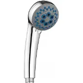 Kuchinox runder Bingo Duschkopf Chrom Ø64 mm mit Anti-Kalk-System und 3 Strahlarten