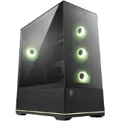 MSI MAG PANO 110R PZ, Midi Tower, PC, Schwarz, ATX, micro ATX, Mini-ATX, Gehärtetes Glas, Gaming