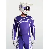 Alpinestars Fluid Apex V2 Motocross-Jersey [weiss/blau] Größe: L