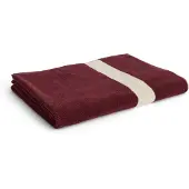 HAY - Gestreiftes Badetuch - W100 x L150 cm - Burgund
