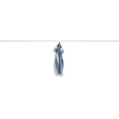 HAY - Gestreiftes Handtuch - W40 x L60 cm - Staubiges Blau