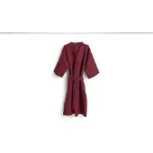 HAY Bademantel Waffle Burgundy-Einheitsgröße