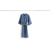 HAY Bademantel Waffle Dusty blue-Einheitsgröße