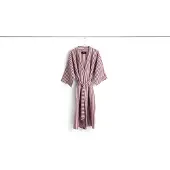 HAY Bademantel Waffle Stripe Cool Pink-Einheitsgröße