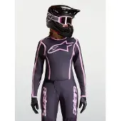 Alpinestars 4W Fluid Apex V2 Motocross-Jersey [grau/rosa] Größe: L