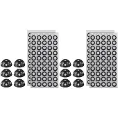 ISTOVO 12-Teiliges Mehrwinkel-Markierungsset, 6-Seitiger 100-Punkt-3D-Scanner, 6-mm-Punktscan-Scanner-Drehteller, für 3D-Scannen
