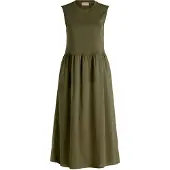 Cartoon Druckkleid "Damen mit Eingrifftaschen" Nahttasche