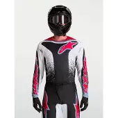 Alpinestars Fluid Drag Motocross-Jersey [schwarz/weiss/rot] Größe: M