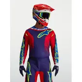 Alpinestars Fluid Drag Motocross-Jersey [weiss/rot/blau] Größe: XL