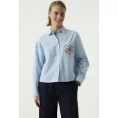 Garcia damen Shirt, XL, Blau