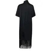 Soaked in luxury Midikleid "Damen Kleid SLVerona", Damen, Gr. XS, N-Gr, schwarz, Obermaterial: 54% Polyester PES. 46% Viskose CV., Kleider Midikleid