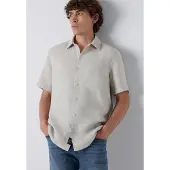 Mavi Kurzarmhemd "SHORT SLEEVE SHIRT" Leinenhemd mit Tasche