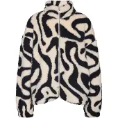 Noisy May Gemusterte Fleecejacke
