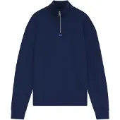 HUGO Neeler 10249110 Blue Halbreißverschluss-sweatshirt
