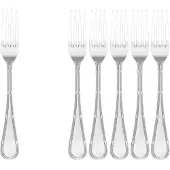 Villeroy & Boch Vorteilset 6 Stück Kreuzband Septfontaines Tafelgabel Edelstahl silber/platin 1262430050