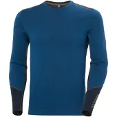 Helly Hansen Men's Lifa Merino Midweight Crew Base Layer dark blue (507) S