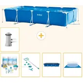 Intex Rechteckiger Frame Pool - 450x220x84 cm - 6-teilig S20066