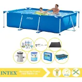 Intex Rechteckiger Frame Pool - 260x160x65 cm - 8-teilig S30123