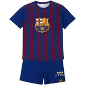 FC Barcelona Kinder Sommer Schlafanzug Shorty