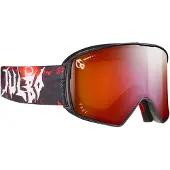 Julbo - Photochromatische Skibrille - Launcher Reactiv HC 0-4 Black/Red - schwarz