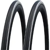 Schwalbe 2x Lugano II 25-622 weiss-schwarz Drahtreifen K-Guard 700x25C Mantel