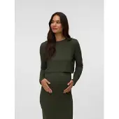 Mamalicious Langarmshirt "MLKERRIE LS TOP AND SKIRT JRS SET NOOS" Set, 2 Baumwollmischung, regular fit