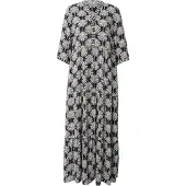 More & more lässiges, fließendes Maxikleid, Palmenprint in palm print | Gr.: 40