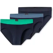 Schiesser Herren Rio-Slip 3er Pack - Serie "95/5", Kontraststreifen