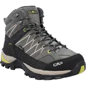 CMP Wanderschuh "RIGEL MID WP TREKKING SHOES", Herren, Gr. 44, Synthetik, grau (grau, cardmom), Leder, Schuhe Wanderschuh, wasserdicht