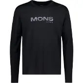 Mons Royale Yotei Merino Classic Long Sleeve, Skiunterhemd, Herren, schwarz