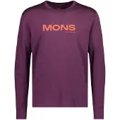 Mons Royale Yotei Merino Classic Long Sleeve, Skiunterhemd, Herren, lila