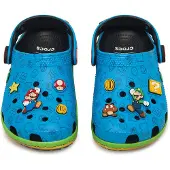 Crocs Pantoletten Super Mario Core Classic Clog Kids 212140 Bunt