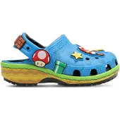 Crocs Super Mario Core Classic Holzschuhe Blau EU 38-39 Kinder Blau EU 38-39