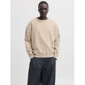 Jack & Jones Sweatshirt "JJEACE SWEAT CREW NECK NOOS", Baumwollmischung, locker geschnitten