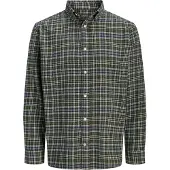 Jack & Jones Langarmhemd "JJEFIELD CHECK SHIRT LS SN" Baumwolle, normal geschnitten