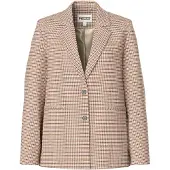 Pieces Pcbosella Loose Langarm Print Blazer | Braun | XL