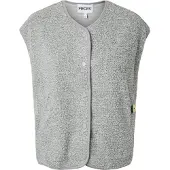Pieces Pckatty Teddy Weste | Grau | L