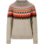 Dale of Norway Losna Fem. Sweater birch melange coffee (M00) M