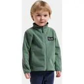 Didriksons Muskot Winddichte Windfleecejacke, Dark Moss, 120