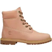 Timberland für Damen. TB0A5M5NA8M1 Premium Leder-Stiefeletten rosa (36 W), Wohnung, Schnürsenkel, Lässig