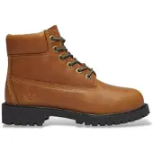 Timberland Unisex für Kinder. TB0A2CTGEN11 Braune Premium-Lederstiefel (32), Wohnung, Schnürsenkel, Lässig, Kinderbekleidung