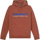 Timberland Mens Embroidered Logo BB Hoodie brownout S