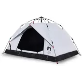 Furnicato Campingzelt Kuppel Weiß Verdunkelnd 210 X 200 X 135 Cm